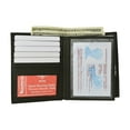 thumbnail image 2 of RFID Blocking Bifold Hipster Multi Credit Card ID Holder Wallet Leather (Black), 2 of 10