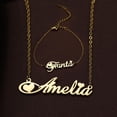 thumbnail image 2 of Collar con nombre de Lemegeton, collares con nombre personalizado, joyería personalizada, gargantilla de acero inoxidable para mujer, regalos del Día de San Valentín Tan Jianjun unisex, 2 of 2