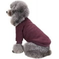 thumbnail image 6 of STGRGFHY Dog Clothes Dogs Sweater Soft Puppies Clothing Winter Puppy Sweaters Warm Outfit for Dogs Small Cat Apparel,All Seasons Dog Vest For Small Medium Dog,Brown dog shirt sweater S, 6 of 7