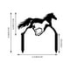 thumbnail image 3 of Estaca de caballo decoración de jardín de hierro – Escultura de arte de hierro hueco luminoso 30x30cm, adorno de césped exterior resistente a la intemperie para jardín y patio, regalo artesanal, 3 of 6