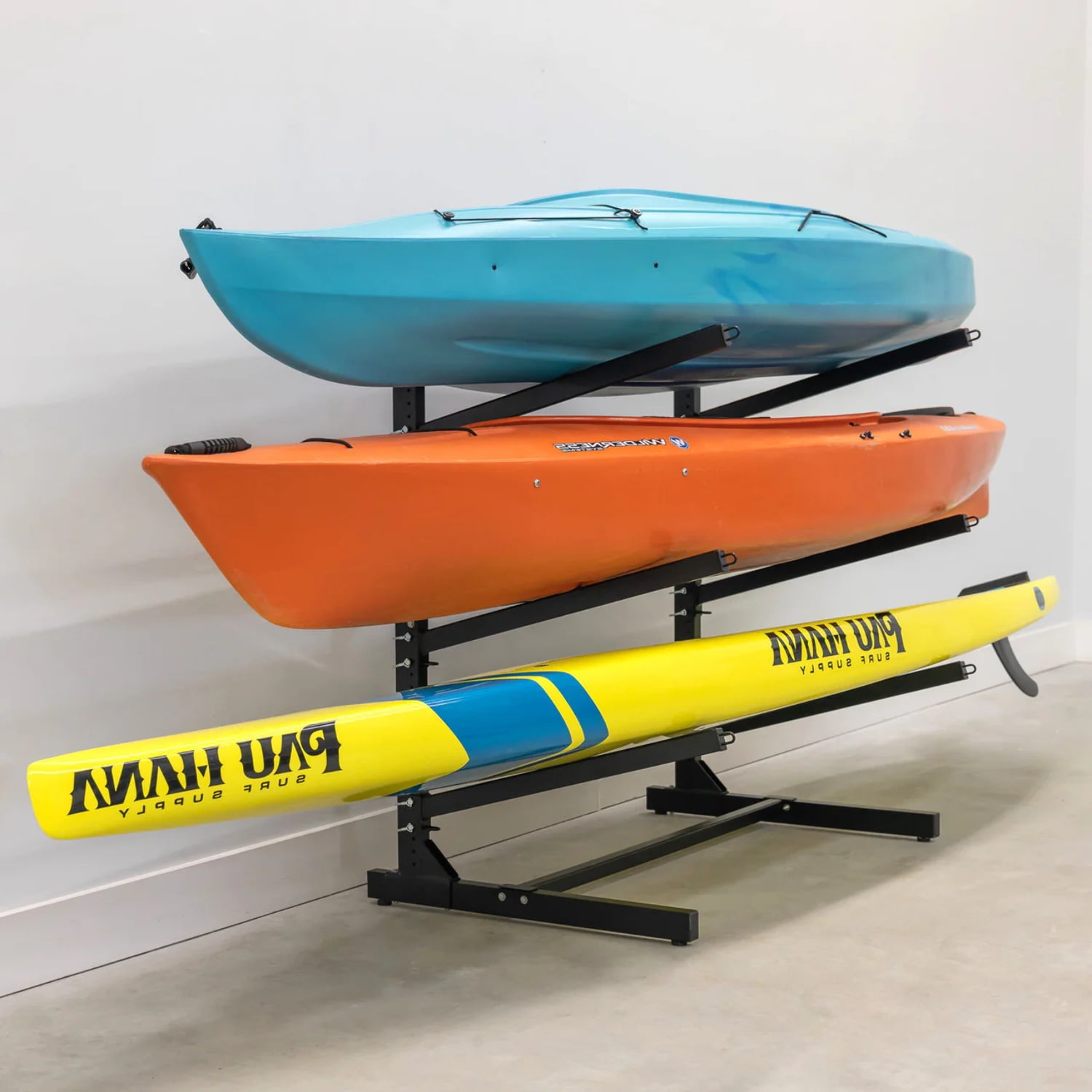 Teal Triangle Freestanding G-Surf SUP | 3 Levels | Indoor-Outdoor