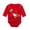Red3, variant on Weebloom Christmas Baby Boys Girls Pajamas Long Sleeve Bodysuit Festive Cartoon Letter Print Cute Soft Outfit Pjs Loungewear Sleepers Romper Onesie Red 6-9M