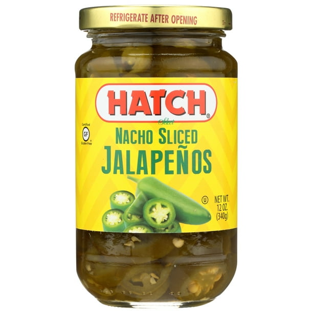HATCH Nacho Sliced Jalapenos, 12 Oz