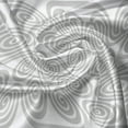 thumbnail image 5 of Ambesonne Abstract Valance Pack of 2, Spiral Circles Connected, 54"X12", Pale Grey and White, 5 of 5