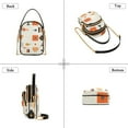 thumbnail image 3 of FORMRS Crossbody Bag for Women Shoulder Cell Phone Purse with Zipper, Minimalist Geometric Pattern, 3 of 7