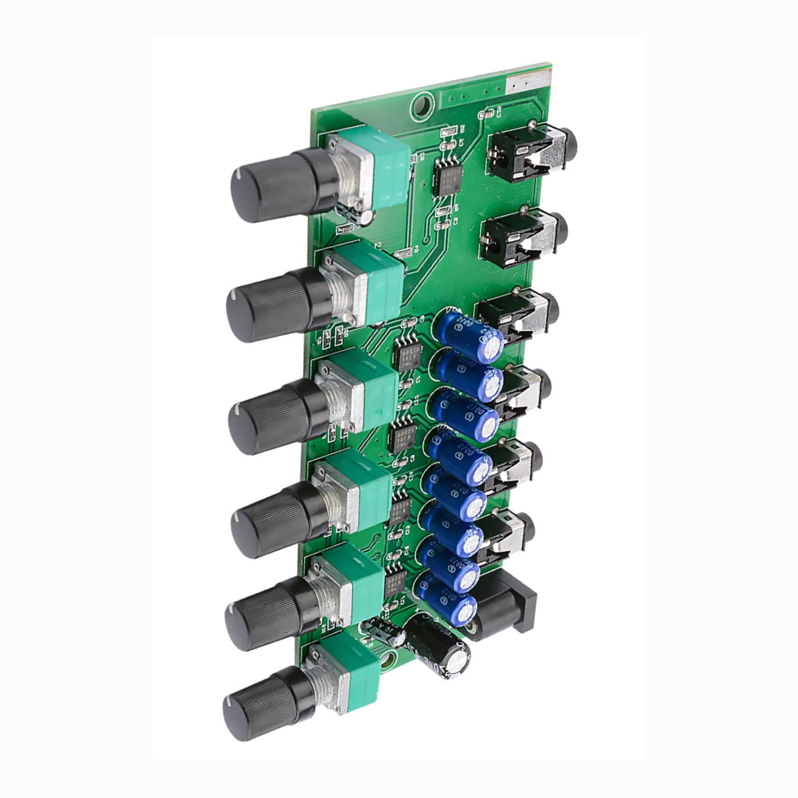 Premium Stereo Mixer Board 5x Magnification for Professional Audio Setups Headphone Mixer