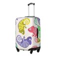 thumbnail image 2 of Bixox Washable Cute Chameleons Printed Luggage Cover, Fashion Suitcase Protector Fits for Small luggage, 2 of 8