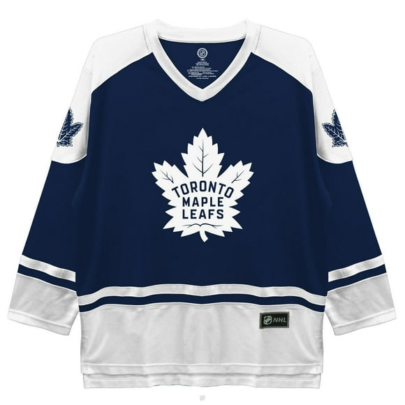 NHL Toronto Maple Leafs Men's Long Sleeve Fans Deluxe Jersey Sweater, S/M
