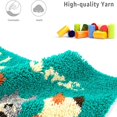 thumbnail image 4 of QJUHUNG Latch Hook Kits for Adults - Cats Welcome Rug Kits 24X16 in  DIY Latch Hook Rug Kit  Cross Stitch Rug Making Kit  Carpet Making Crochet Kits Embroidery Kits Needlework Crafts for, 4 of 9