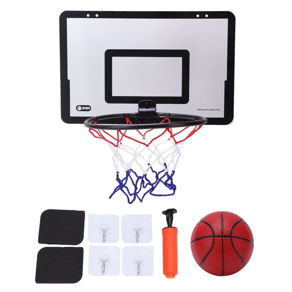 LNGOOR Magnetic Hanging Door Basketball Hoop  Indoor Game Set for Basketball Enthusiasts  Perforation-Free  Adjustable Height  Durable Steel Frame