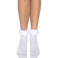 thumbnail image 4 of Women's Crochet Heart Anklet Socks, White, One Size, 4 of 5