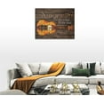 thumbnail image 6 of Guitar Wall Art Rustic Vintage Music Instruments Pictures Wall Decor Musical Theme Canvas Print Guitar Decorations Painting Framed Modern Home Artwork For Studio Bar Office Bedroom 16"x12", 6 of 6