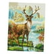 thumbnail image 4 of Kit De Estampado Con Impreso - Ciervo Animal, Para el arte De De 14CT 29x36cm, 4 of 9