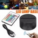 thumbnail image 2 of 5/10/15 Set 3D LED Light Base Acrylic Lamp Display Stand 16 Colors Remote Control /7Colors Touch For Anime Lamp Holder Wholesale, 2 of 5
