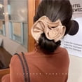 thumbnail image 4 of Coleteros Grandes Satén Satinada el Cabello, Coletero Seda para Pelo, Coletero Seda Ligas Cabello Elásticas, Coleteros Grandes Satén Para el pelo para Mujeres, 4 of 4