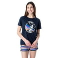 thumbnail image 6 of NASA Womens' Retro Stripes Rocket Sleep Pajama Set Shorts Crewneck, 6 of 6