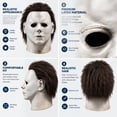 thumbnail image 2 of Halloween Michael Mask Adult for Men,Cosplay Myer Mask, 2 of 7