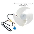 thumbnail image 5 of Refrigerator Evaporator Fan Motor 12V Replacement Composite Rust Resistant For EAU65058515 EAU65058313, 5 of 8