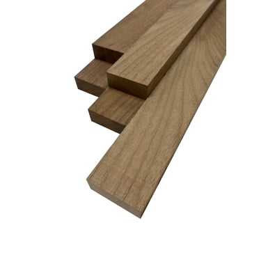 2-Pack Black Walnut Lumber Boards - 3/4" X 4" X 12" Premium Hardwood For Woodworking