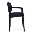 thumbnail image 2 of Pemberly Row Modern Fabric Hip Chair in Black/Open House Navy, 2 of 5