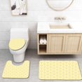 thumbnail image 1 of ABPHQTO Sin costura Juego de alfombras de baño de 3 piezas Alfombra de baño Alfombra de contorno y tapa de inodoro ABPHQTO  Cont-CHAPPLE-20294, 1 of 2