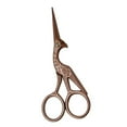 thumbnail image 3 of Abbracc Crane Design Stainless Steel Sewing Embroidery Scissors Cutter Dark Brown, 3 of 6