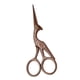 thumbnail image 3 of Tijeras de acero inoxidable tijeras de costura tijeras de tela tijeras de hilo 11,5 cm Marron Hugo Tijera de tijera a medida, 3 of 6