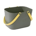thumbnail image 4 of Cesta de ducha portátil, neceser, drenaje rápido con asa, ducha multiusos Verde, 4 of 9