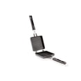 thumbnail image 1 of Black Aluminium Gas Toaster Jumbo - Gas Compatible Super Heavy Thickness, Non Stick - Gas Toaster For Crispier Sandwich, 1 of 4