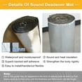 thumbnail image 2 of 197mil Car Tailgate Heat Sound Deadener Insulation Mat 79" x 20", 2 of 7