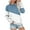 Blue, variant on Antinious Womens Long Sleeve Crew Neck Sweatshirt Casual Pocketed Workout Tops,Sweatshirt for Women,Going Out Tops for Women,Army Green,L