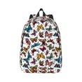 thumbnail image 2 of Rocae Cute Butterfly for Durable Canvas Backpack Leisure Large Bag Travel Rucksack Multi-function Backpack Medium, 2 of 8