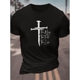 thumbnail image 1 of Comfy Men's Casual Crew Neck Short Sleeve Graphic Print T-Shirt for Daily Wear, Work Out, and Vacation Resorts Tee For Adult, Men, Women, Teen, Teenager, Adolescent,Youth, 1 of 6