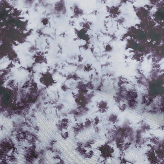 oneOone Polyester Lycra Purple Fabric Tie Dye Quilting Supplies Print Sewing Fabric By The Yard 56 Inch Wide