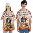 thumbnail image 4 of Happy Thanksgiving Border Collie Welcome Thankful Fall Autumn Pumpkin All Over Print 3D Baseball Shirt Borders Dog Lovers Gifts Idea Softball Sport - 02021, 4 of 6