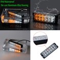 thumbnail image 5 of LED Strobe Light Bar Car Roof Top Beacon Amber Flashing Warning Work Lamp Amber White 47", 5 of 6