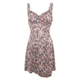 thumbnail image 6 of IROINNID Women's Sleeveless Sundress V-Neck Crushed Flower Dress Chiffon Dress Prints Dress, 6 of 8