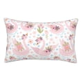 thumbnail image 1 of Easygdp Swan And Flowers for Soft Pillow Case Pillow Protectors,Perfect for Sleeping (Pillow Core Not Included)-20"x30", 1 of 6