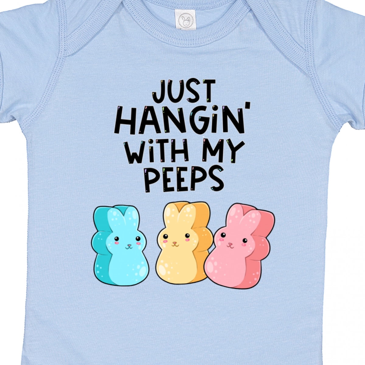 Inktastic Easter Just Hangin' with My Peeps Boys or Girls Baby Bodysuit