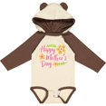 thumbnail image 3 of Inktastic Happy Mothers Day with flowers Boys or Girls Long Sleeve Baby Bodysuit, 3 of 5