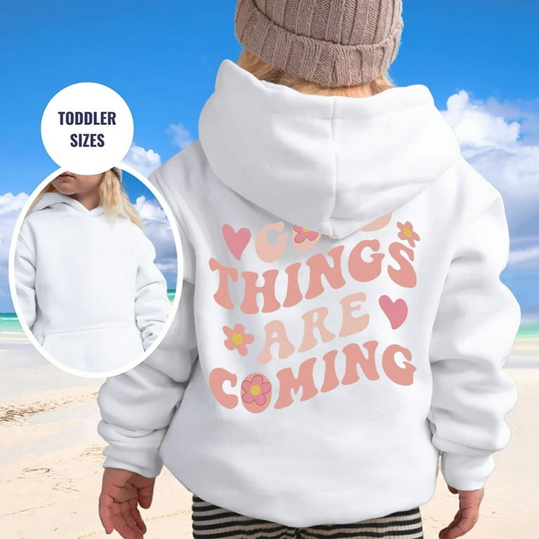 YTIANH Cute Hoodies Girl s Hoodie Long Sleeve Soft Sweatshirt Graphic Hoody Kids Cute Pullovers Top Clothes for Girls White 12 13 Years Walmart