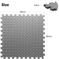 thumbnail image 2 of Home Gym Mat, Puzzle Exercise Mat, EVA Interlocking Foam Floor Tiles for Home Workout Equipment and Kids' Play Areas - Grey, 24 in x 24 in x ½ in - 12 Tiles (Grey, 12 Pack, 48 SQ FT), 2 of 7