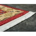 thumbnail image 4 of Unique Loom Edinburgh Border Design Rug 7' x 10' Rectangle Red/Tan, 4 of 10