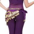 thumbnail image 2 of Fimkaul Womens Men Belt Fashion Belly Wrap Belly Dance Gold Dance Hip Scarf Skirt Belt Belts, 2 of 3