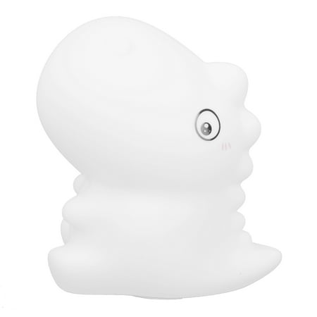 

2024 Dinosaur Shape Silicone Tap Night Light Rechargeable 7 Color LED Sleeping Night Light
