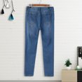 thumbnail image 5 of Fesfesfes Jeans for Women High Waist Straight Jeans Pant Holes Denim Jeans Ripped Casual Jeans, 5 of 6