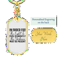 thumbnail image 3 of Light Shine So Brightly Stainless Steel or 18k Gold Premium Swivel Dog Tag Keychain, 3 of 10