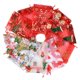 thumbnail image 3 of Bolsa de Organza con cordón para regalos de Navidad, embalaje de regalo de dulces de fiesta, varios patrones, venta al por mayor, 10 unidades por lote, 3 of 4
