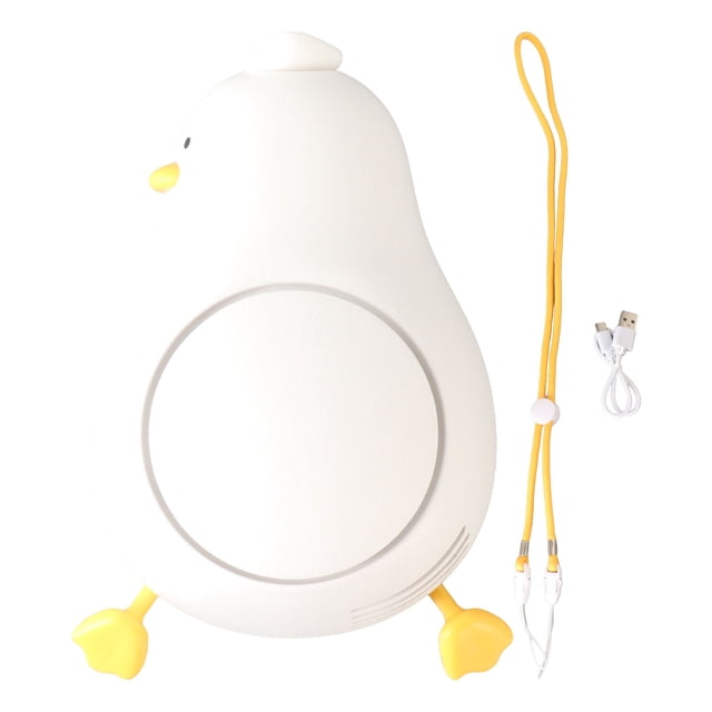 Ventilador de cuello colgante con cordón ajustable, forma de pato, manos libres, para trabajo al aire libre, 5 V
