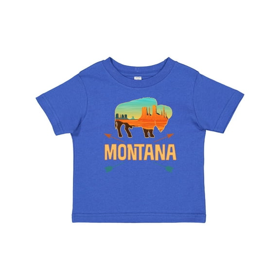 Inktastic Montana Gift Buffalo Silhouette Boys or Girls Baby T-Shirt